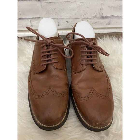 Cole Haan Men\'s Sz 10M ZEROGRAND Wingtip Oxford Shoes Brown‎ C26472 main image 13